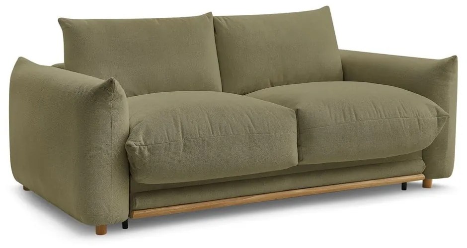 Zelená rozkladacia pohovka 234 cm Ernest – Bobochic Paris