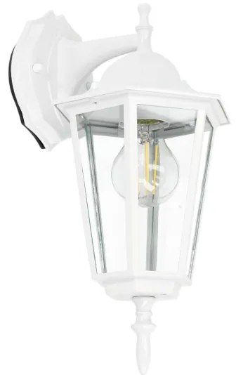 Vonkajšie nástenné svietidlo 1xE27/60W/230V IP44 biela
