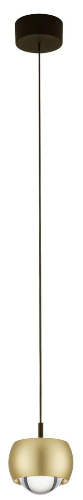 LED zlatý moderný luster Conga
