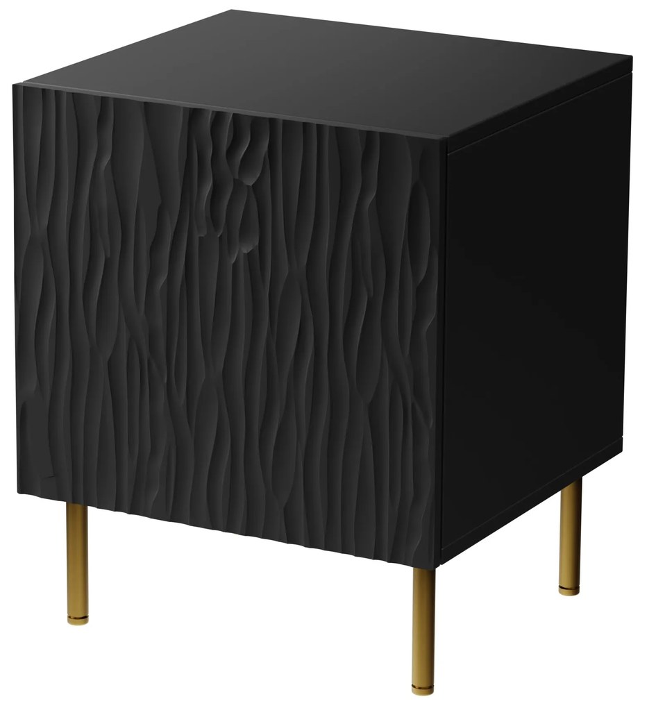 Cama Čierny nočný stolík Jungle (2 ks)