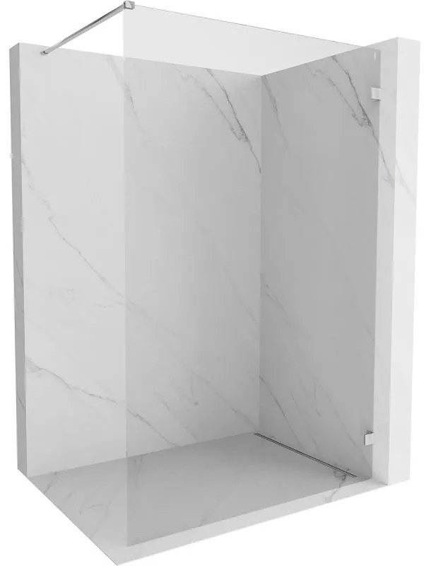 Mexen Lunar sprchová stena pravá 140 x 200 cm, 8mm číre sklo, chrómová, 830-140-000-01-00-P