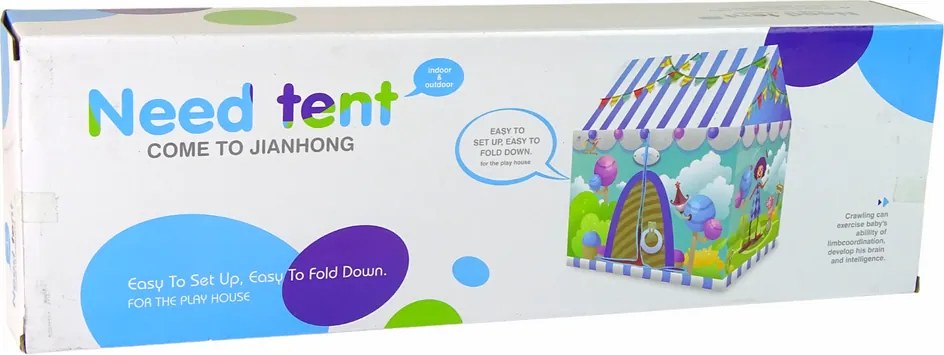 LEAN Toys Veselý cirkusový stan pre deti do záhrady