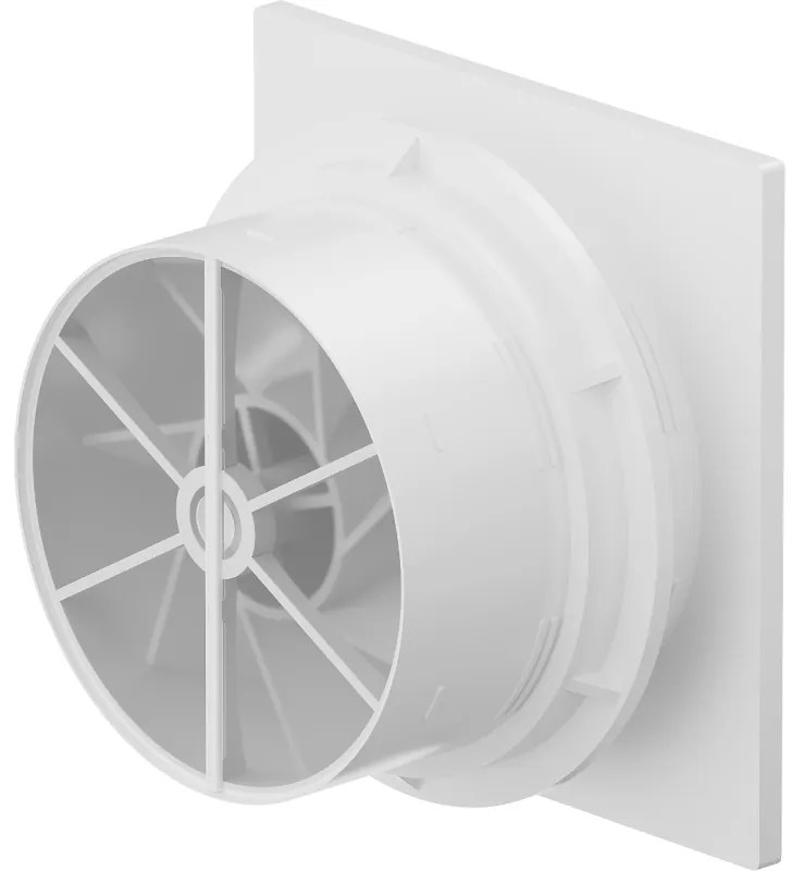 Mexen WXS, kúpeľňový ventilátor so senzorom vlhkosti a časovačom, priemer 150mm, biela, W9606-150-00