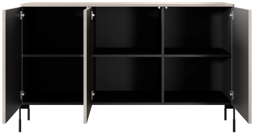 Komoda Sonatia 150 cm - kašmírová