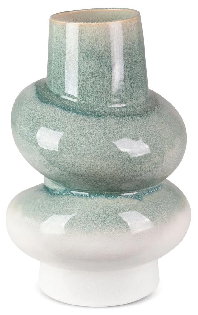 LIANA Dekoratívna váza 21x20x31 cm krémová