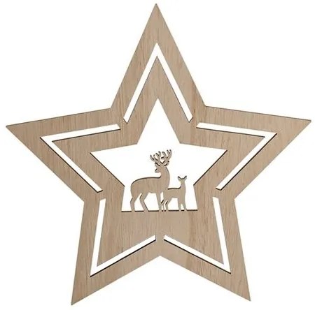 Solight 1V261 - LED Vianočná dekorácia LED/2xAA hviezda