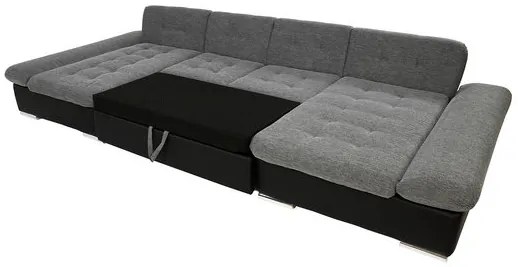 Rohová rozkladacia pohovka Agata Premium, Dostupné poťahy: Miu 2058 + Miu 2058 + Miu 2059