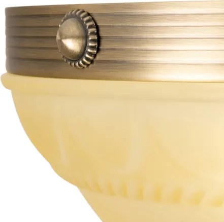 BRILAGI - Luster na tyči DAHLIA 3xE27/40W/230V priemer 37 cm mosadz