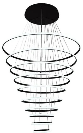 LED Stmievateľný luster na lanku LED/365W/230V 3000-6500K + diaľkové ovládanie