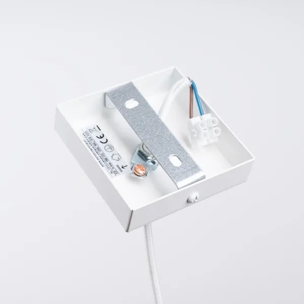 Sollux SL.1312 - Luster na lanku ARIES 1xE27/15W/230V buk/biela