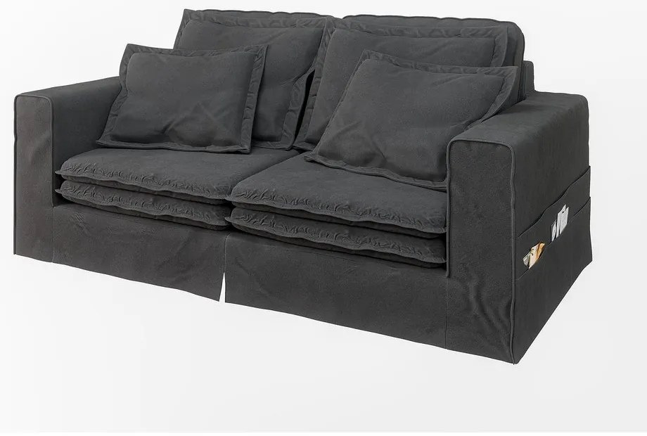 Antracitová pohovka 196 cm Nora – Ropez