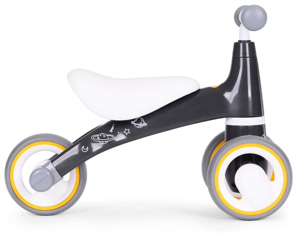 Detské odrážadlo ECOTOYS COSMIC čierne