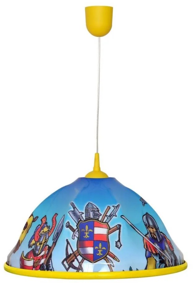 Detský luster na lanku KNIGHT 1xE27/15W/230V