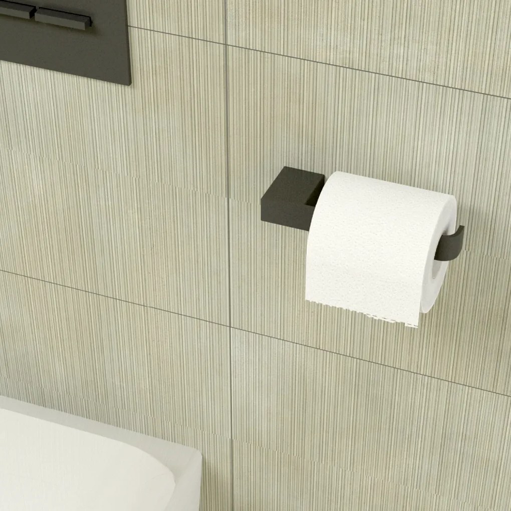 Nimco Držiak na toaletný papier KIBO čierna - Ki-14055g-90