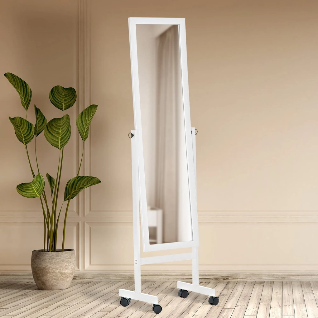 Stojace zrkadlo Yolanda 15275702 - 150x45x30 - Biela