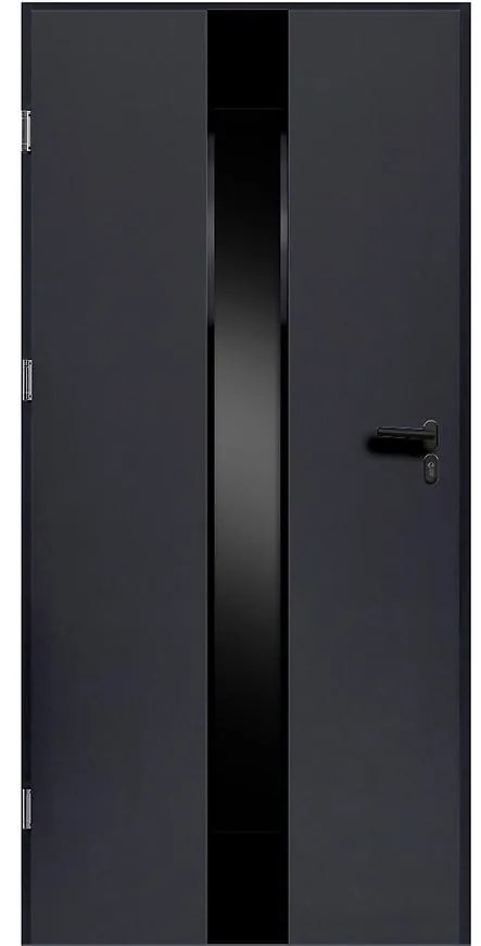 Dvere vchodové Flora S68 90L Antracit