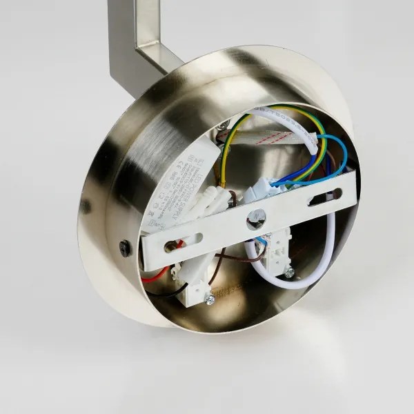 Brilagi - LED Nástenná lampa DAYA 1xE14/40W/230V + LED/3W biela/matný chróm