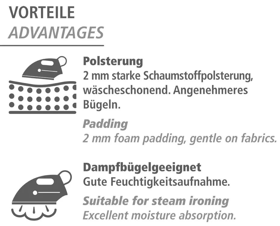 Poťah na žehliacu dosku Alu M – Wenko