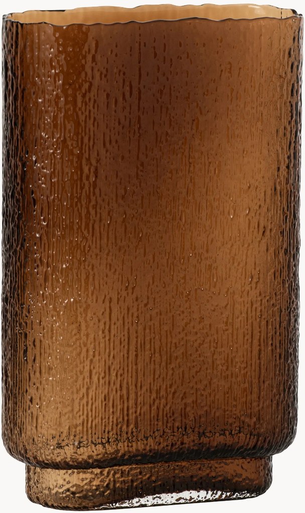 Sklenená váza Amber, V 25 cm
