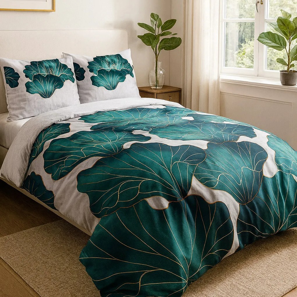 SATÉNOVÉ OBLIEČKY SATINLOVE 140X200 CM, 1KS 70X80 CM VZOROVANÉ