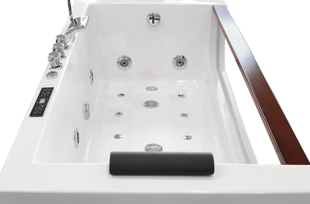 M-SPA - Kúpelňová vaňa 8007 s hydromasážou pre 1 osobu 180 x 90 x 59 cm