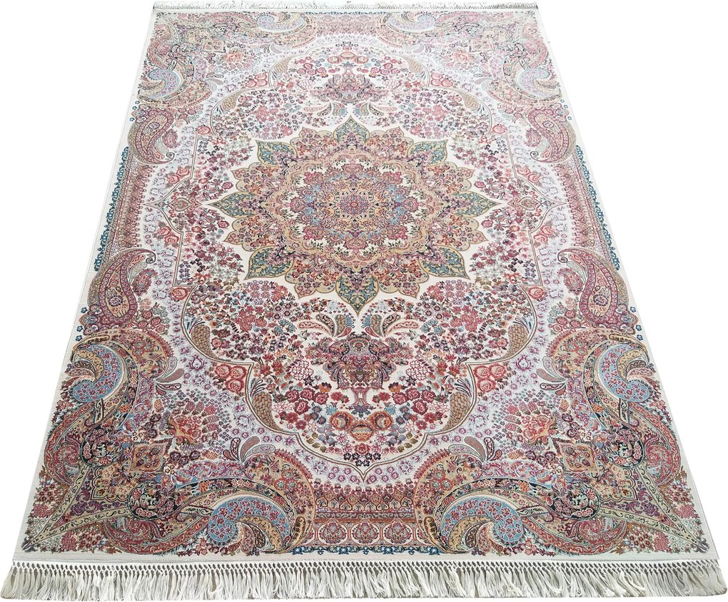 DY Prémiový koberec s exkluzívnym vzorom Pers 10 - krémová Rozmer: 150x230 cm