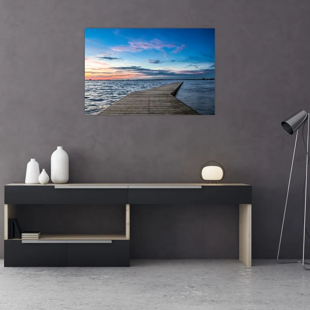 Obraz - Mólo (90x60 cm)