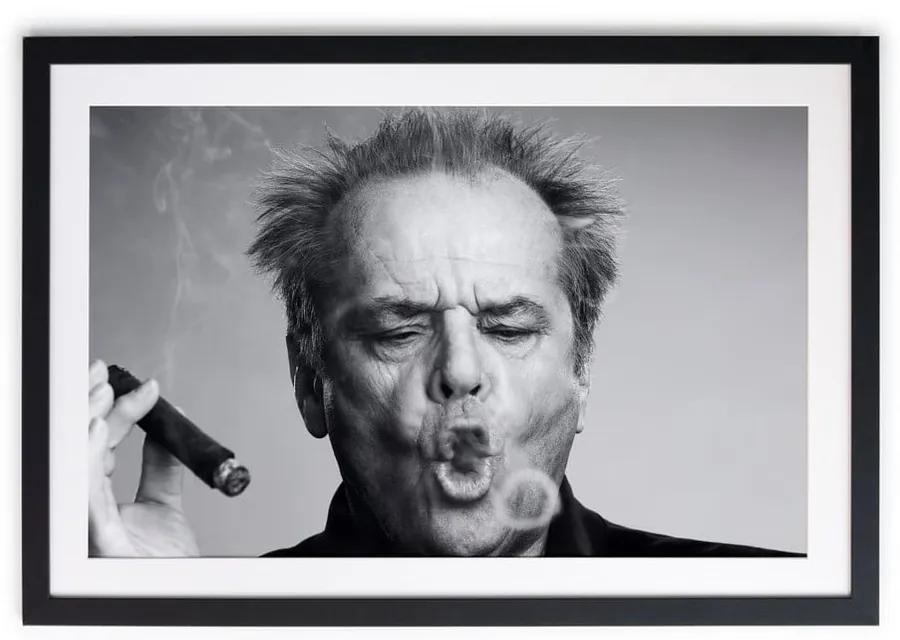 Čierno-biely plagát Little Nice Things Jack Nicholson, 40 x 30 cm