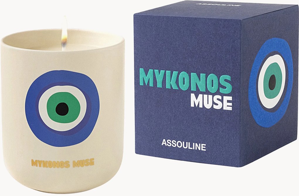 Vonná sviečka Mykonos Muse (Green Fig & Warm Tonka)