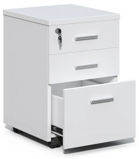 Kancelárska zostava 2 osoby Houseland Prime Max 01 160 cm biela