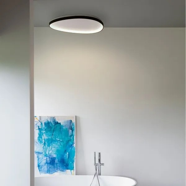 Ideal Lux - LED Stm stropné svietidlo GEMINI LED/28W/230V pr. 61 cm CRI 90 čierna