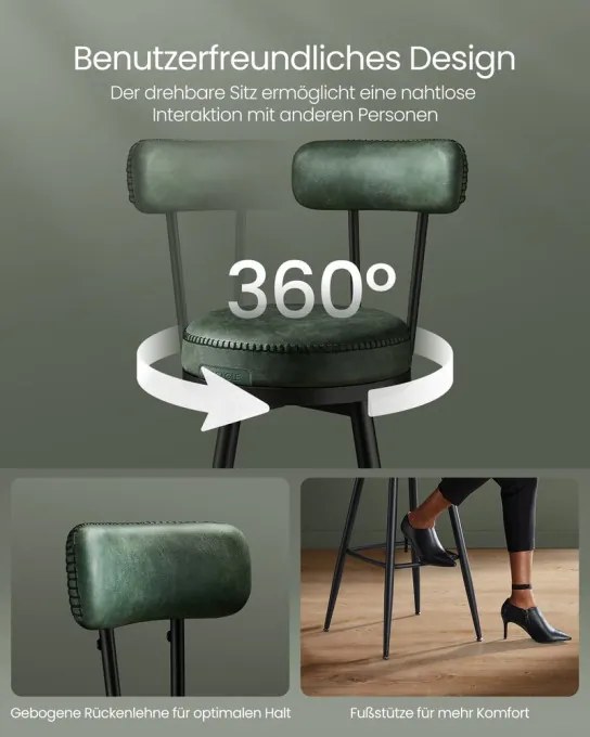 Set dvoch barových stoličiek EKHO LBC889C01