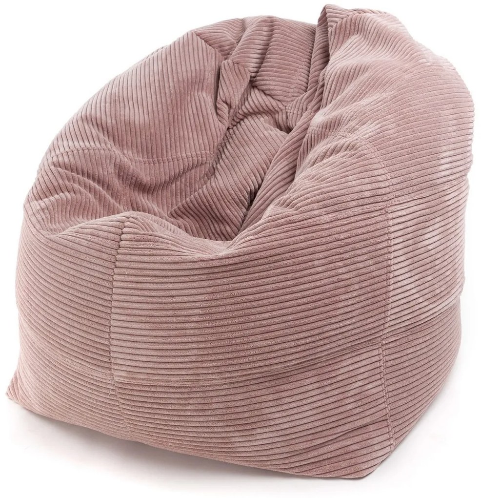 Sedací vak Sofi štruktúrovaný Farba: SZ61 - ružový