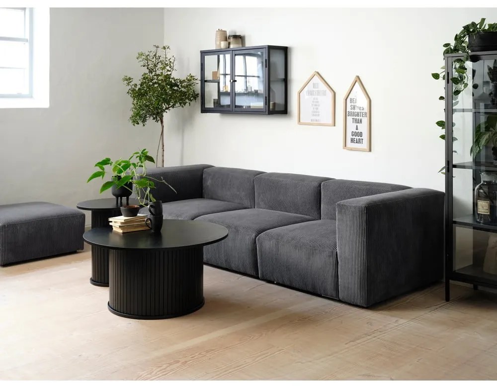 Okrúhly odkladací stolík ø 50 cm Nola - Unique Furniture