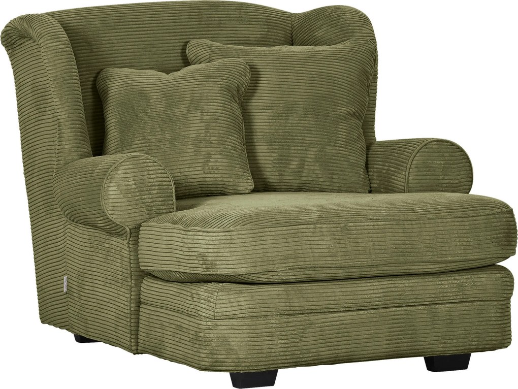 XXXLutz XXL KRESLO, textil, olivovozelená Ambia Home - Kreslá - 001877089605
