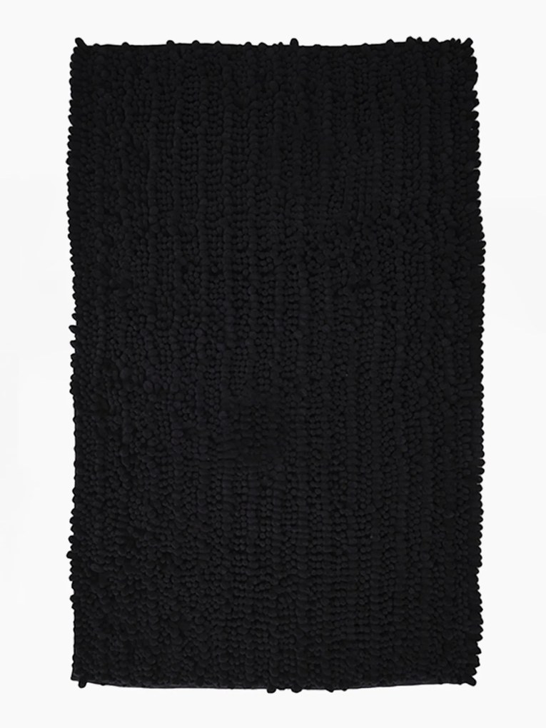 Kúpeľňová predložka 50×80 cm - Lisa čierna