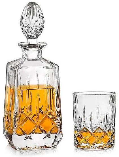 Crystal Bohemia SHEFFIELD whisky set (1+6)