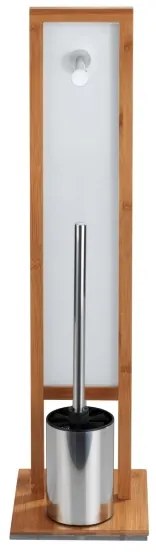 WENKO 24391100 - WC kefa RIVALTA 18x70 cm hnedá/biela/čierna