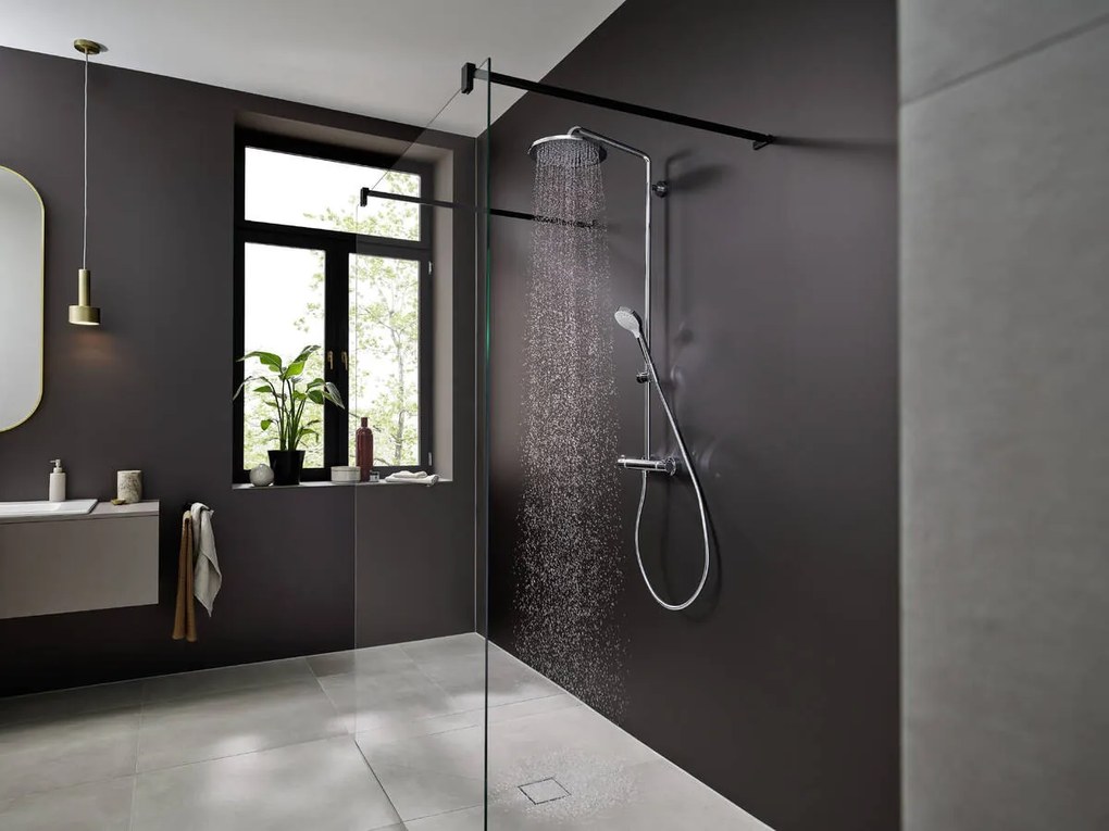 Hansgrohe Croma Select S, Showerpipe 280 1jet s termostatom, chrómová, HAN-26790000