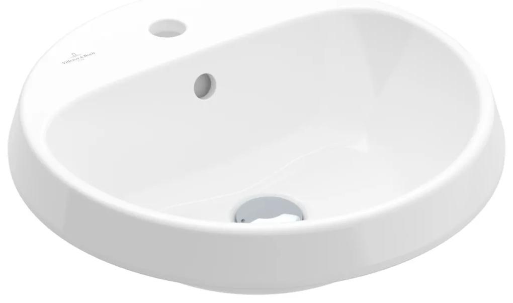 Villeroy & Boch Architectura - Zápustné umývadlo Ø 450 mm, bez prepadu, alpská biela 5A654601