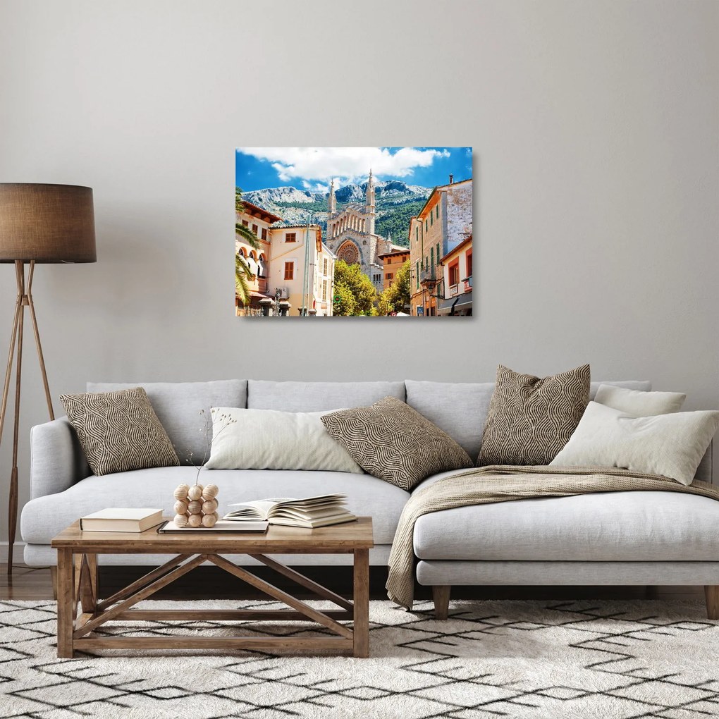 Sklenený obraz - Sóller, Mallorca (70x50 cm)