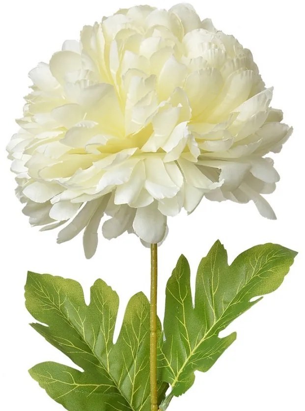 Dekorácia umelá kvetina s bielym kvetom - 15*15*80 cm