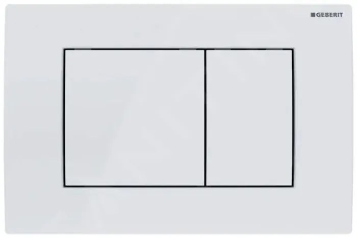 Geberit Delta30, ovládanie splachovania, alpská biela, 115.137.11.1