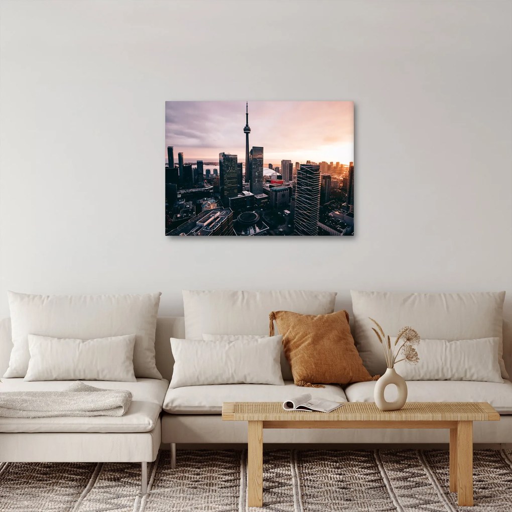 Obraz - Výhľad na centrum mesta (70x50 cm)