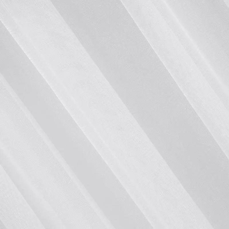 Biela záclona na krúžkoch SYLVIA 350x250 cm