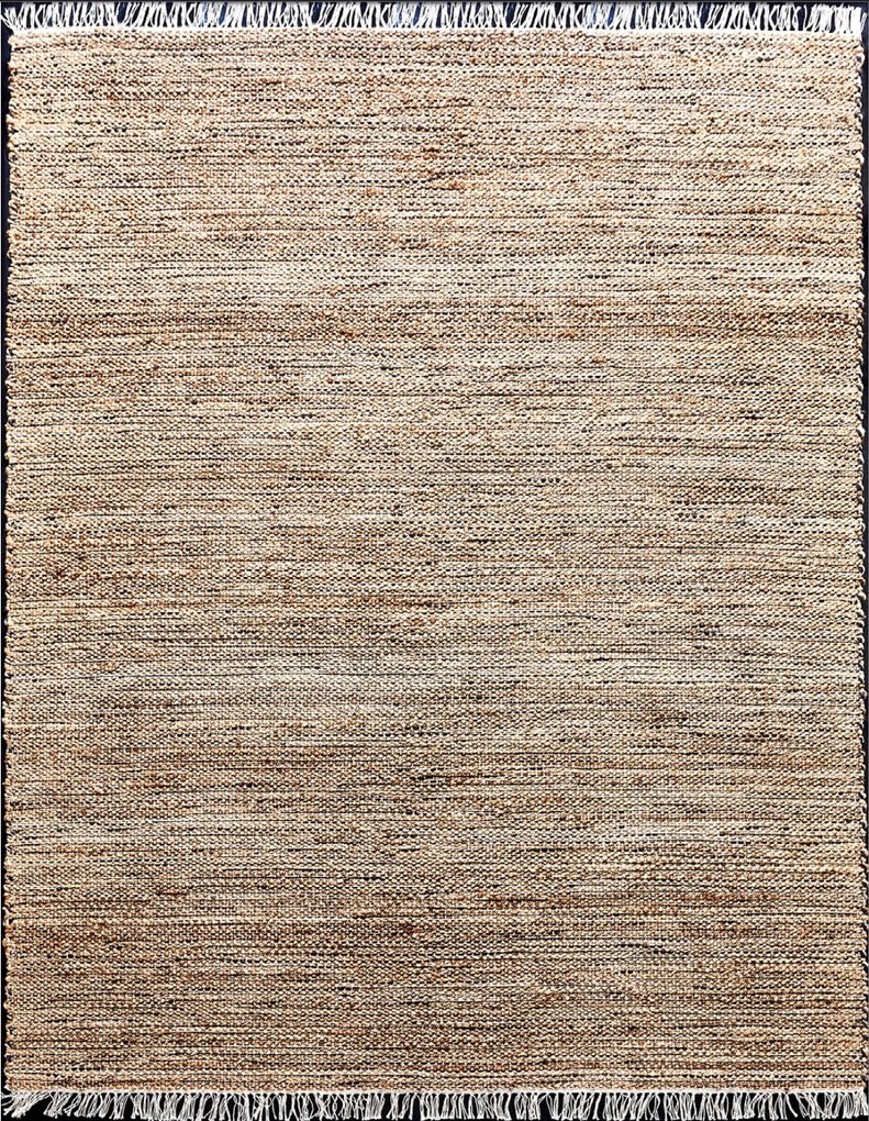 Ručne viazaný kusový koberec Agra Street 75 Natural Black, 300x400, béžová, chodba / predsieň, Diamond Carpets India