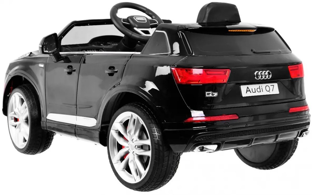 RAMIZ Elektrické autíčko Audi Q7 Quattro S-Line 2.4 G lakované - čierne