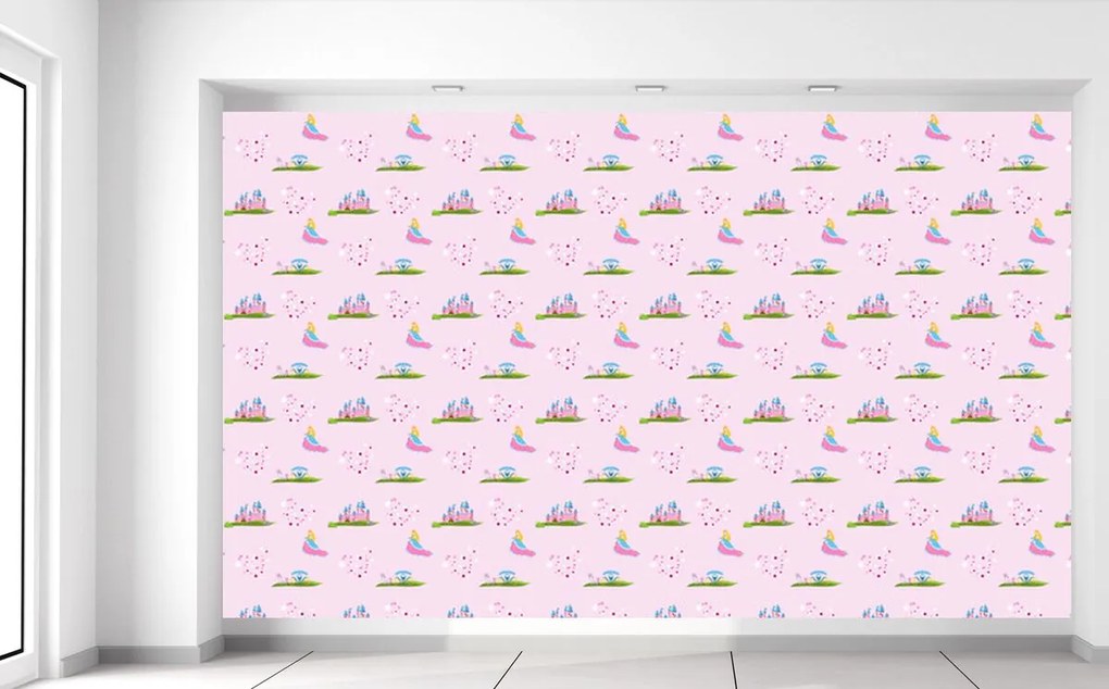 Gario Fototapeta Farebné princezny Materiál: Samolepiaca, Rozmery: 110 x 200 cm