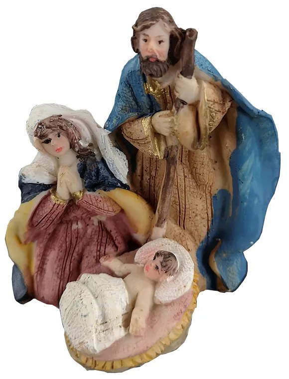 AMADEA Figúrky do betlehemov - Svätá rodina 8 cm