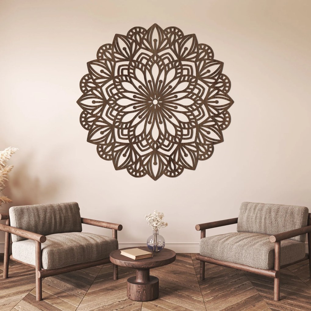 SENTOP | Drevená mandala Harmónia – Elegantná dekorácia na stenu | SENTOP HDF0252